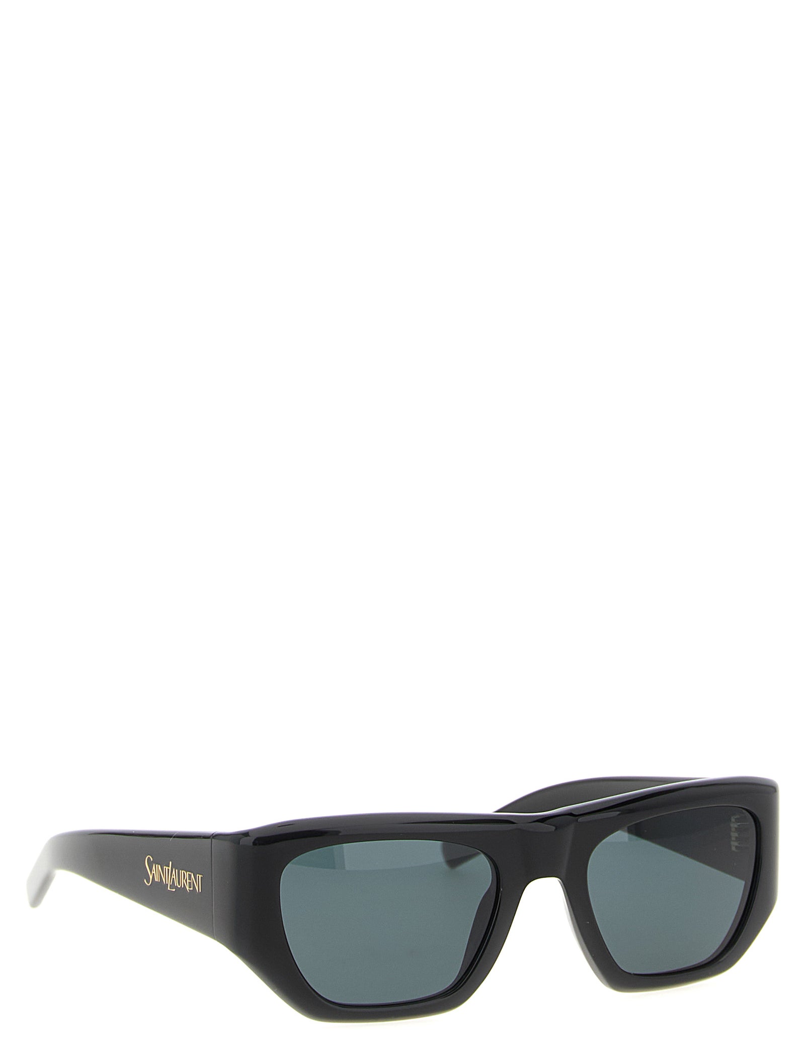 Saint Laurent Black Acetate Sunglasses