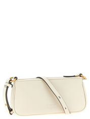 PINKO White Goat Leather Crossbody Bag