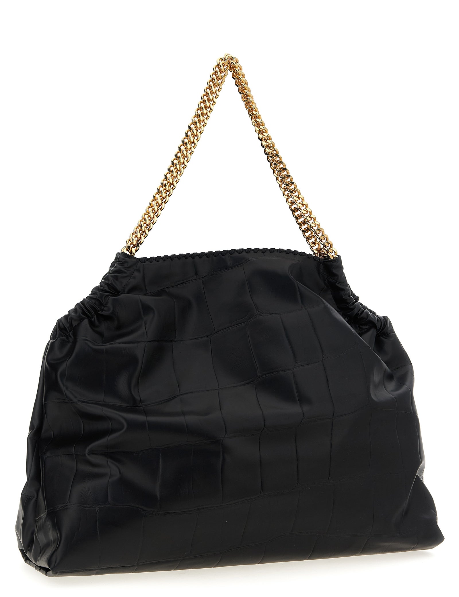 Stella McCartney Black Polyester Tote Bag