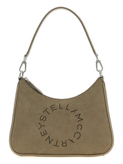 Stella McCartney Gray Polyamide Small Hobo Shoulder Bag