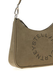 Stella McCartney Gray Polyamide Small Hobo Shoulder Bag