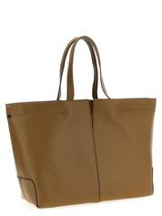 Tod's Green Bicolor Calfskin Tote Bag