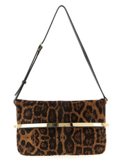 Tod's Brown Calfskin Shoulder Bag