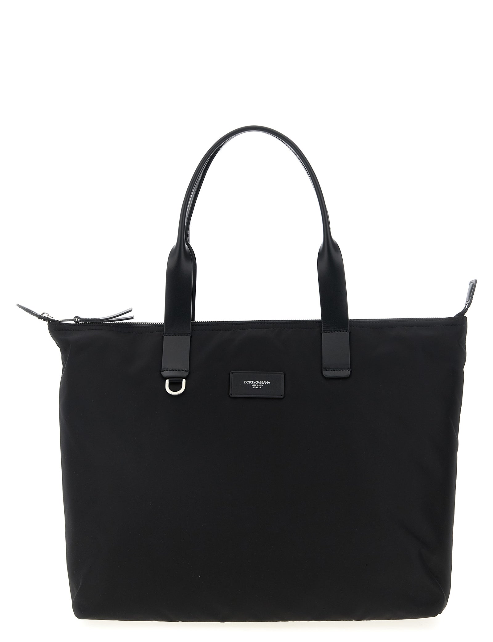 Dolce & Gabbana Black Polyamide Tote Bag