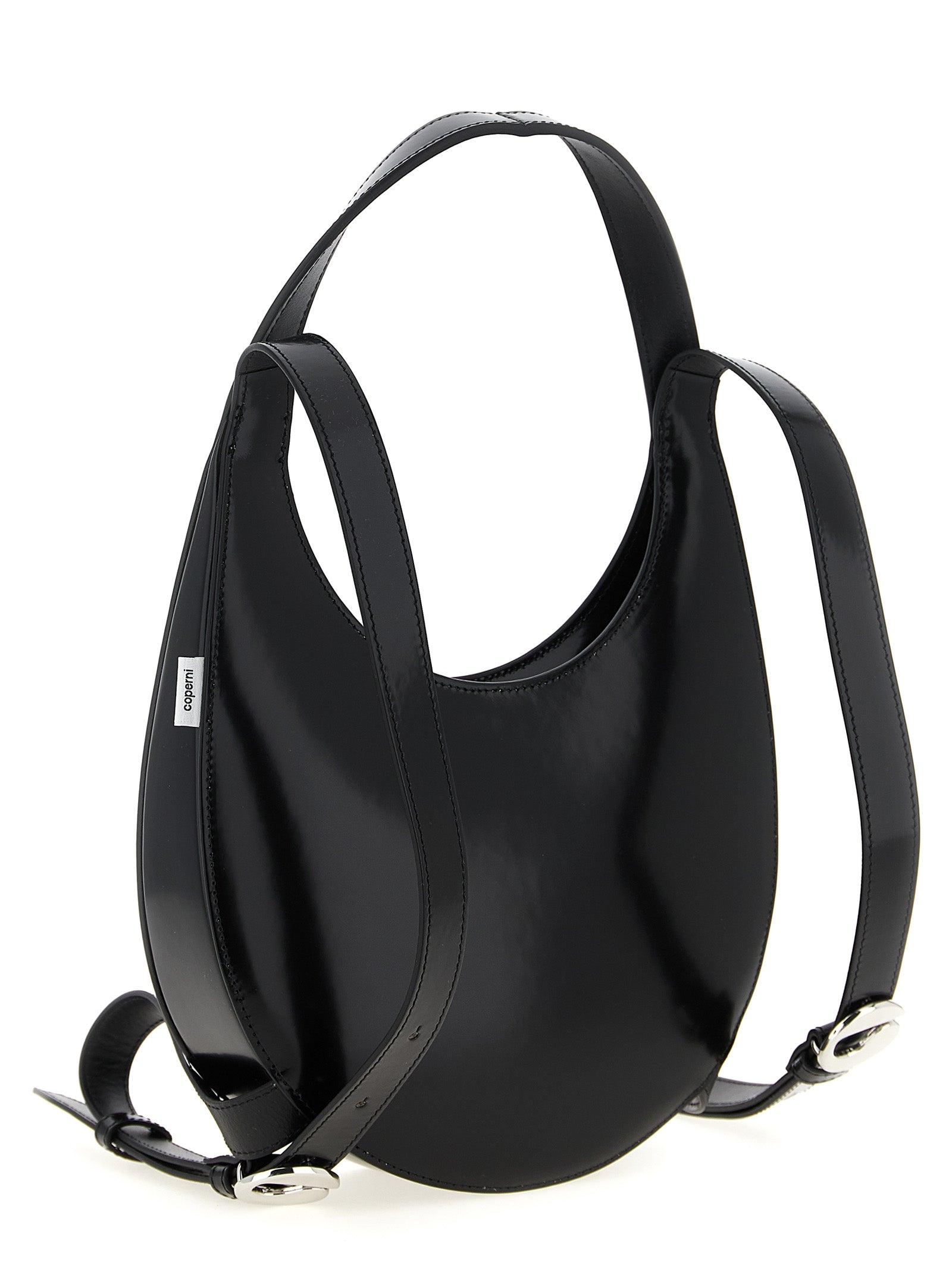 Coperni Black Cow Leather Backpack