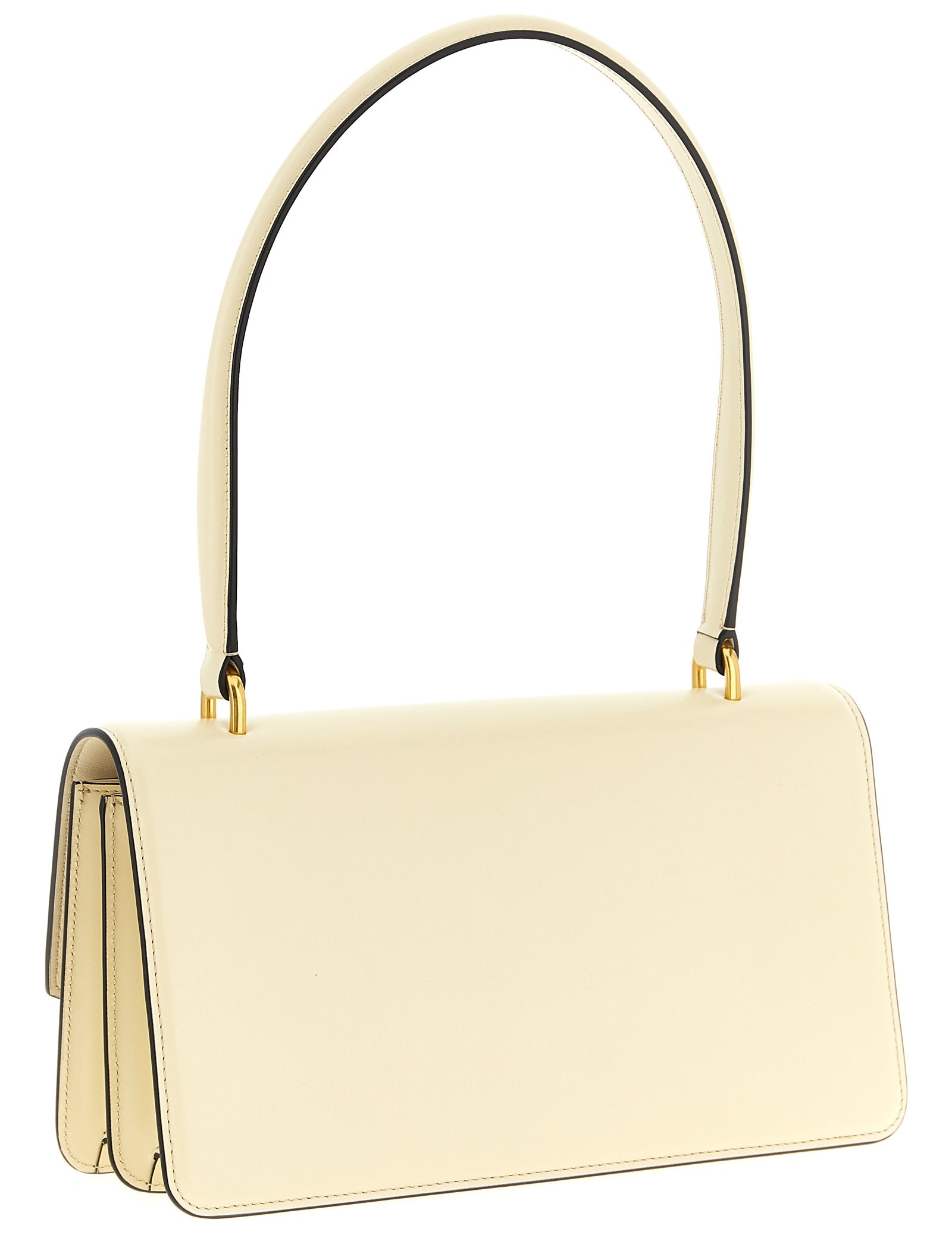 Valentino Garavani White Calfskin Shoulder Bag