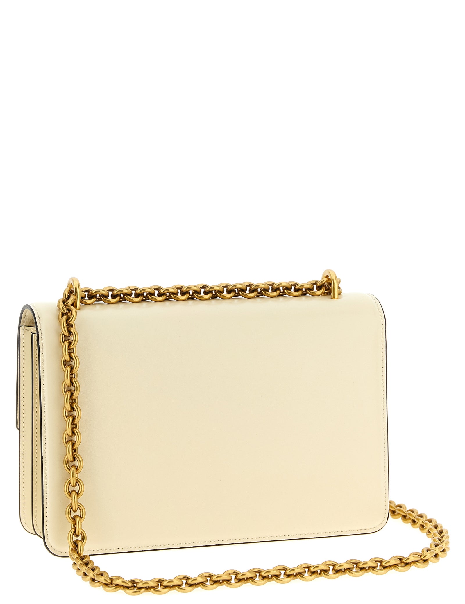 Valentino Garavani White Calfskin Shoulder Bag