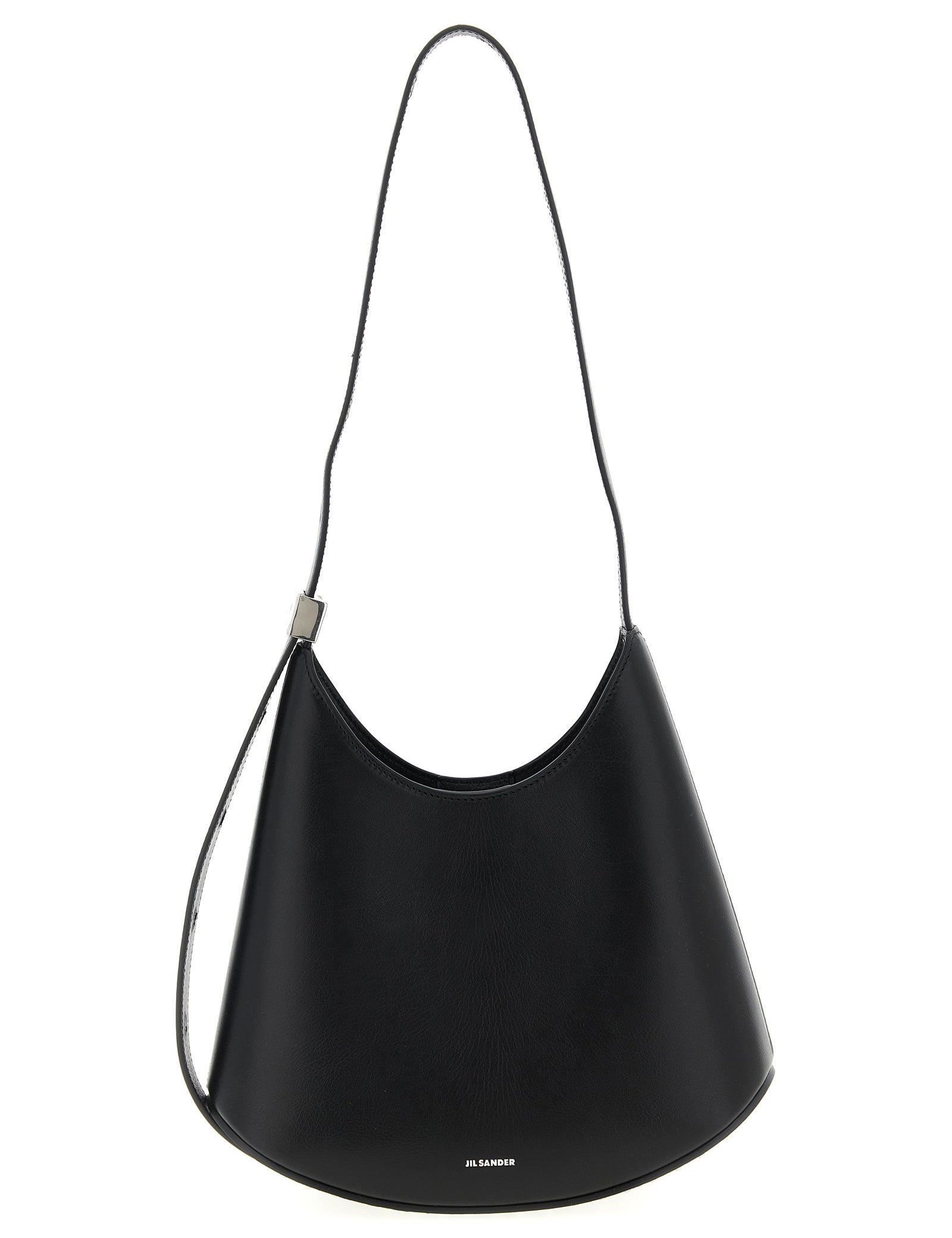 Jil Sander Black Leather Shoulder Bag