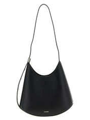 Jil Sander Black Leather Shoulder Bag