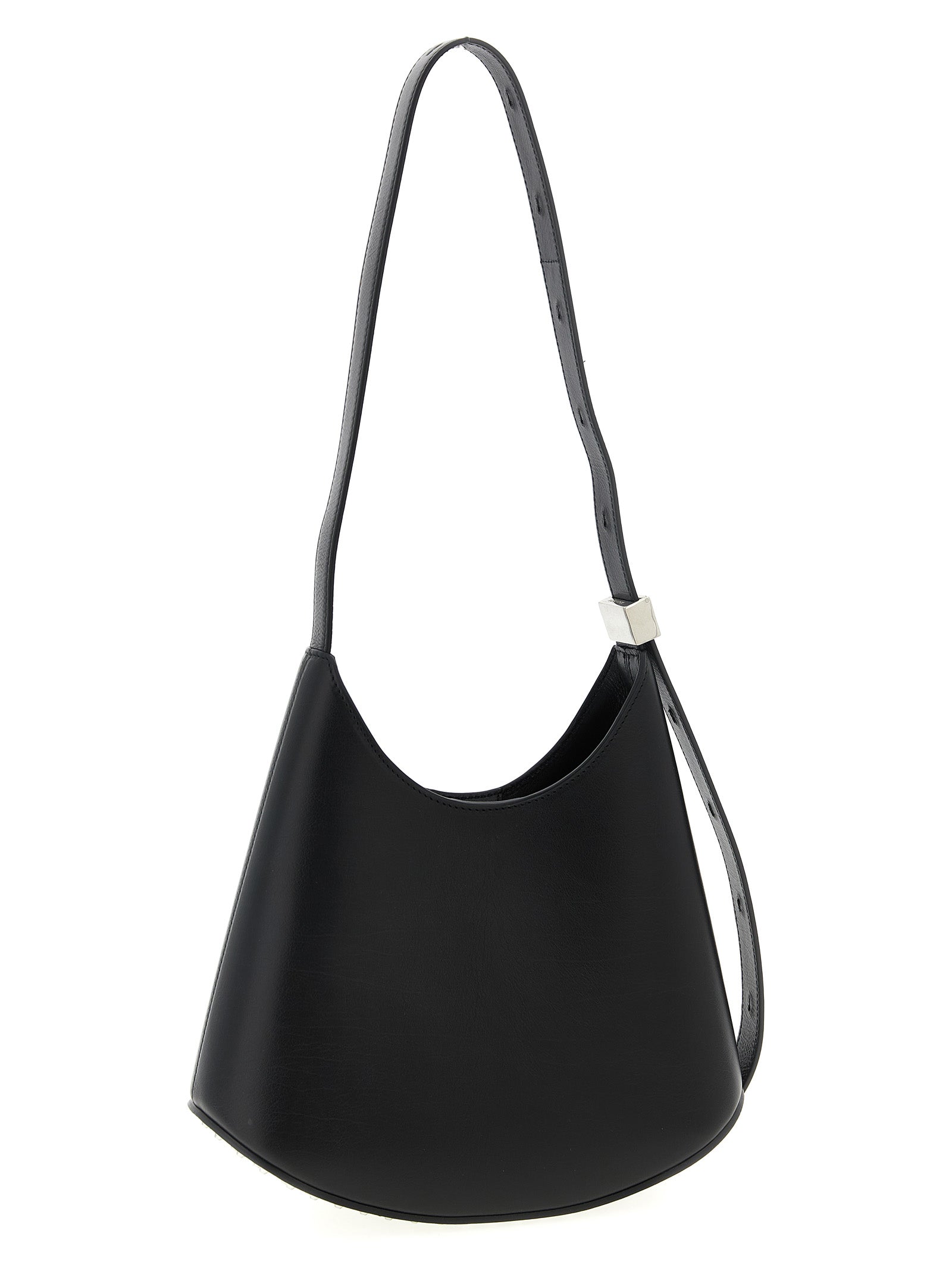 Jil Sander Black Leather Shoulder Bag
