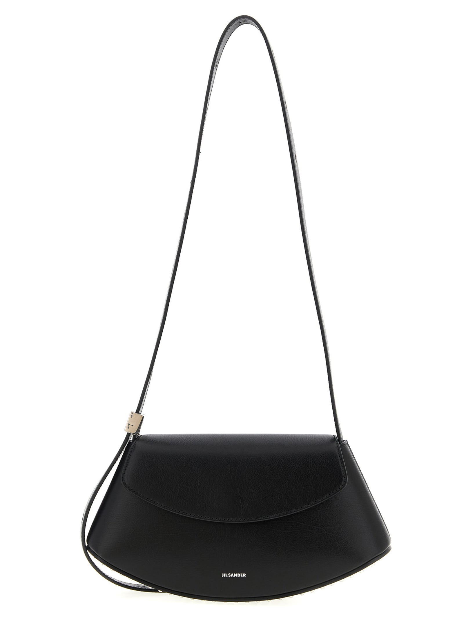 Jil Sander Black Leather Crossbody Bag