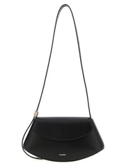 Jil Sander Black Leather Crossbody Bag