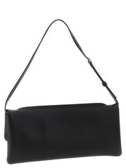 Courrèges Black Cow Leather Clutch Bag