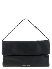 Elisabetta Franchi Black Calfskin Shoulder Bag