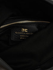 Elisabetta Franchi Black Calfskin Shoulder Bag