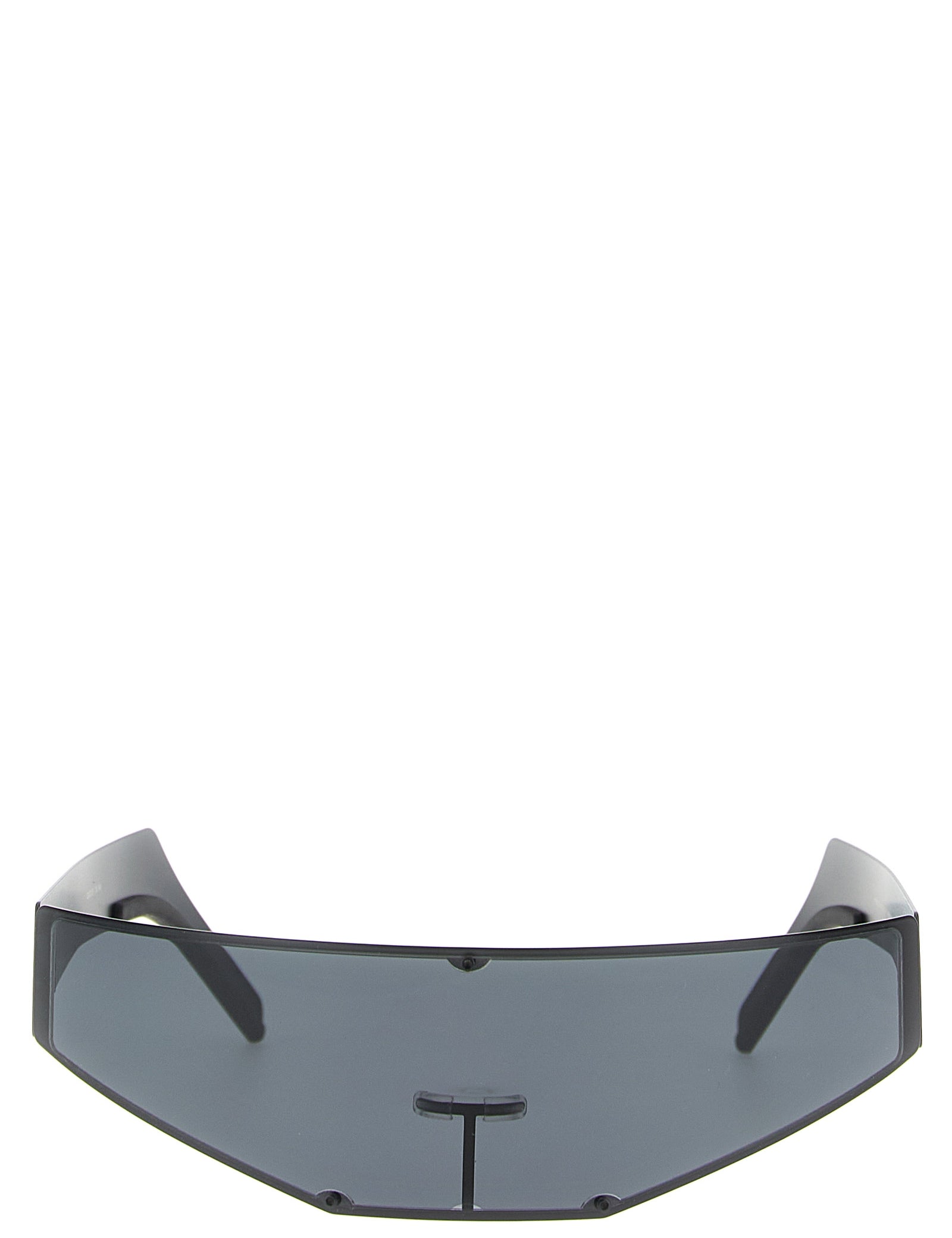 Rick Owens Black Stainless Steel Sunglasses