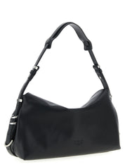 PINKO Black Goatskin Shoulder Bag
