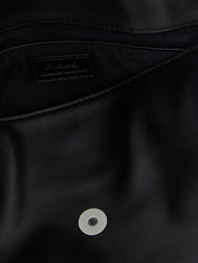 PINKO Black Goatskin Shoulder Bag