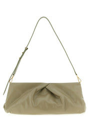 Dries Van Noten Green Calfskin Clutch Bag
