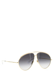 Gucci Gold Metal Aviator Sunglasses