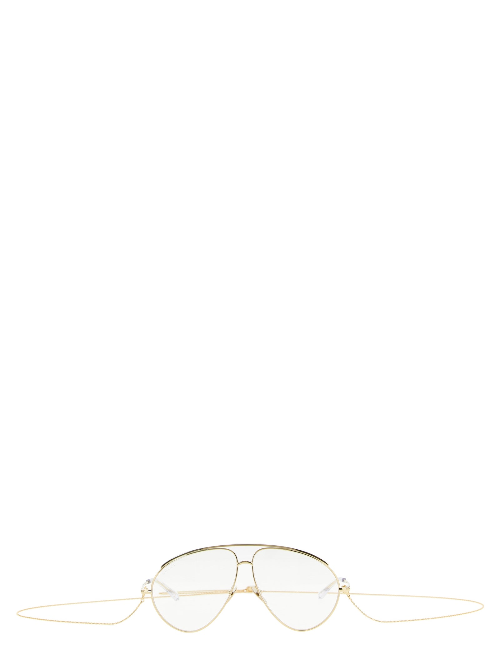 Gucci Gold Polyamide Aviator Sunglasses