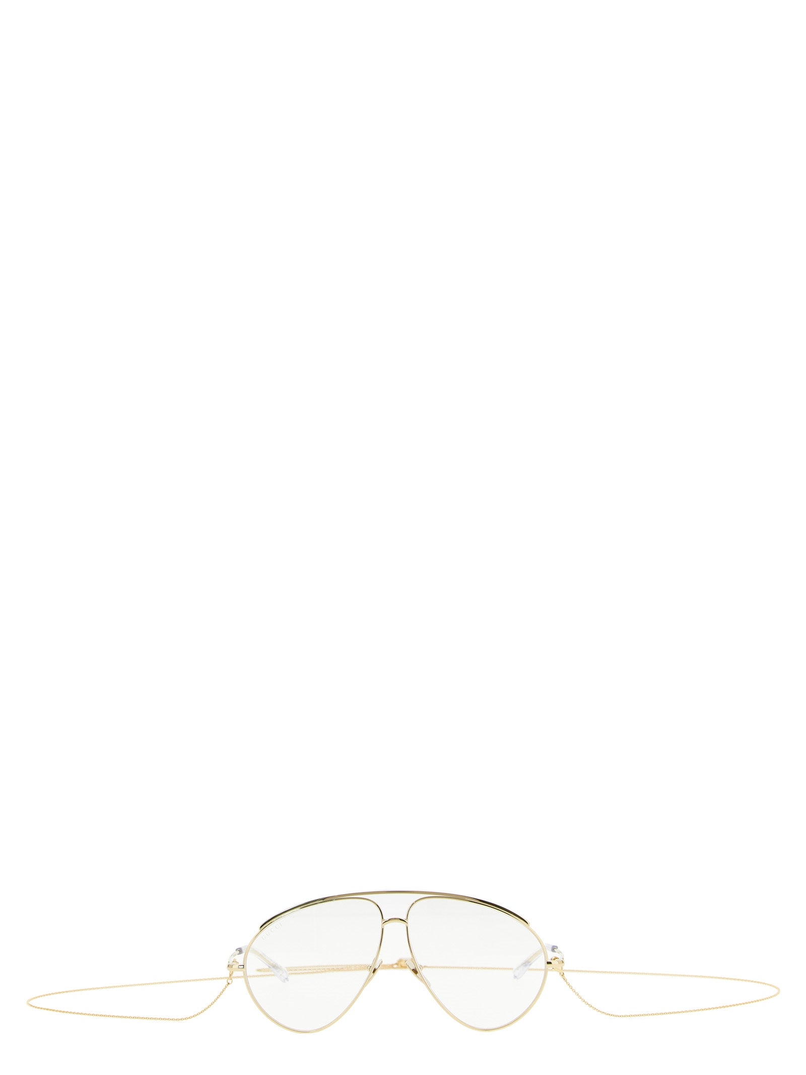 Gucci Gold Polyamide Aviator Sunglasses