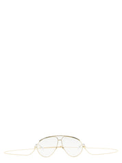 Gucci Gold Polyamide Aviator Sunglasses