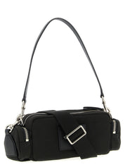 Marc Jacobs Black Cotton Canvas Shoulder Bag
