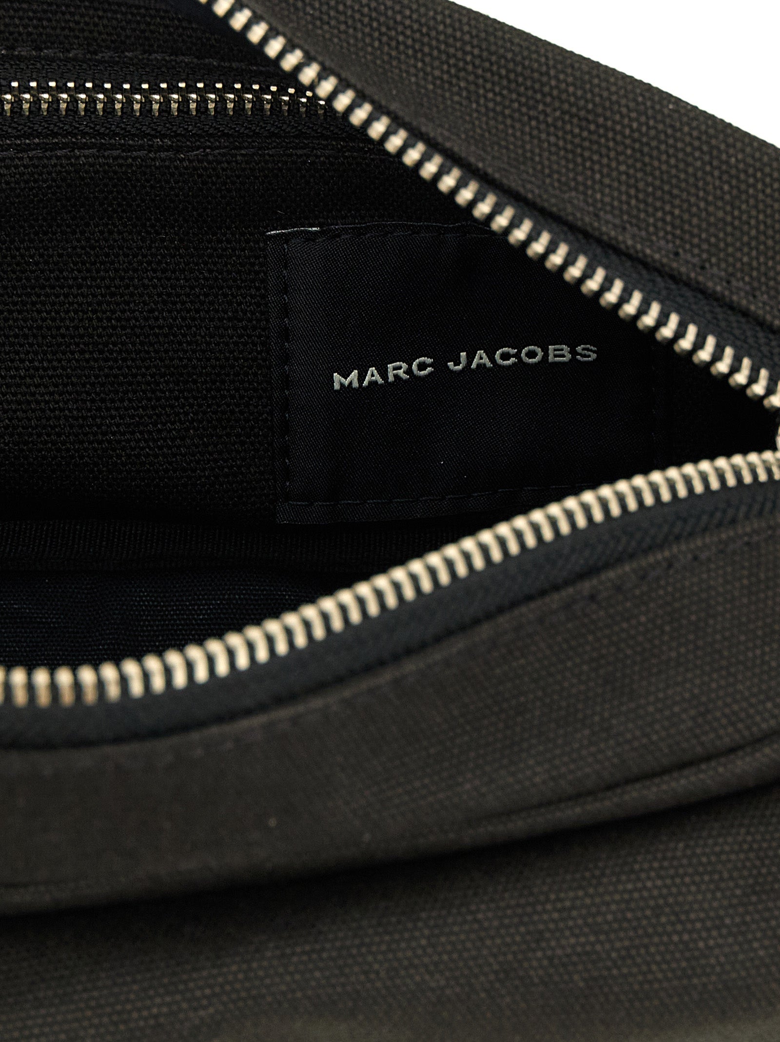 Marc Jacobs Black Cotton Canvas Shoulder Bag