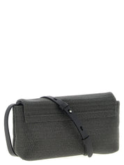 Brunello Cucinelli Black Leather Clutch Bag