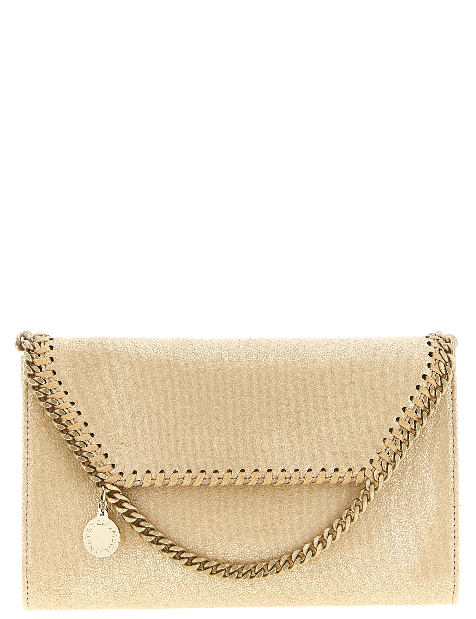 Stella McCartney Gold Polyester Chain Wallet