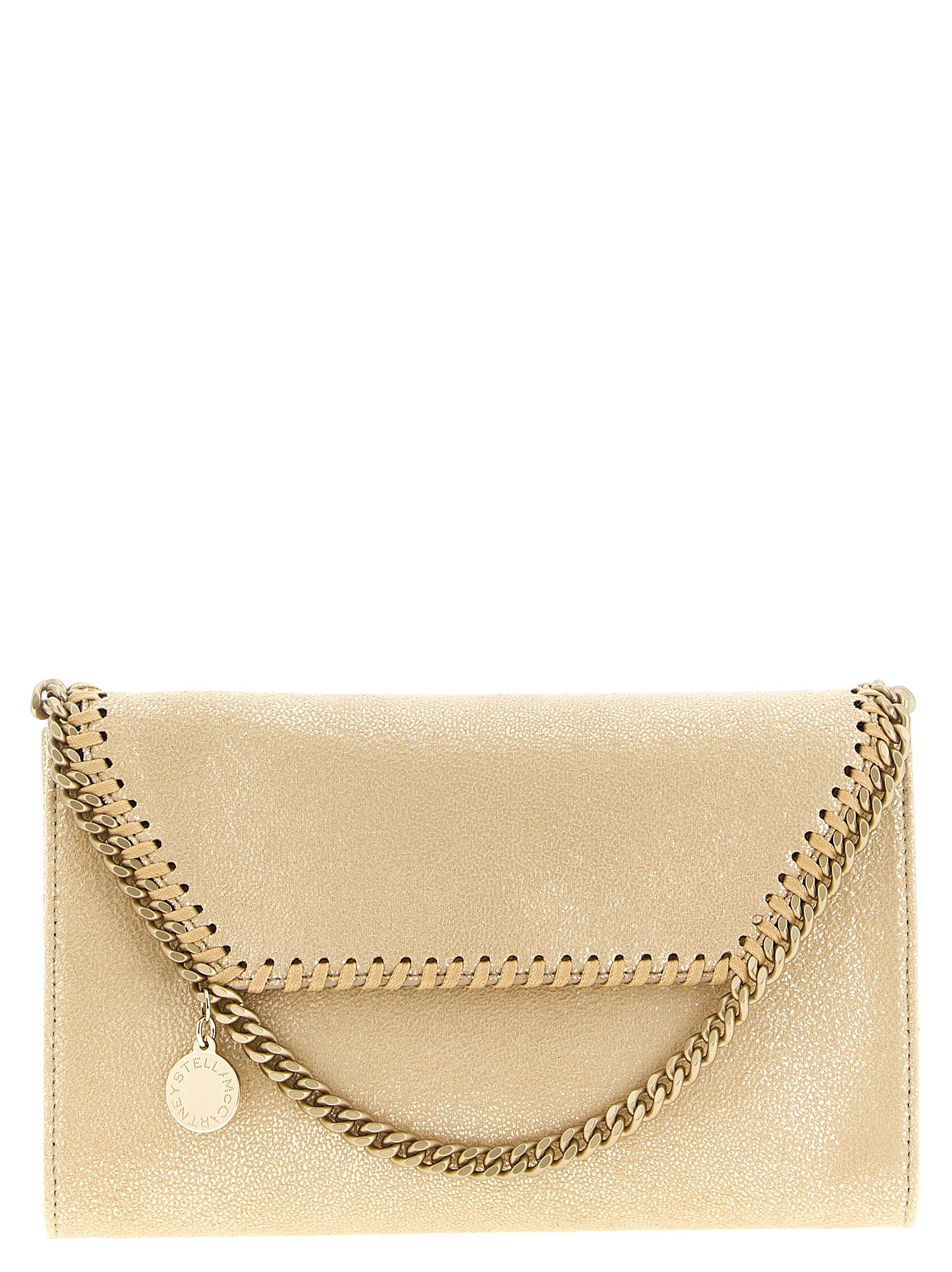 Stella McCartney Gold Polyester Chain Wallet