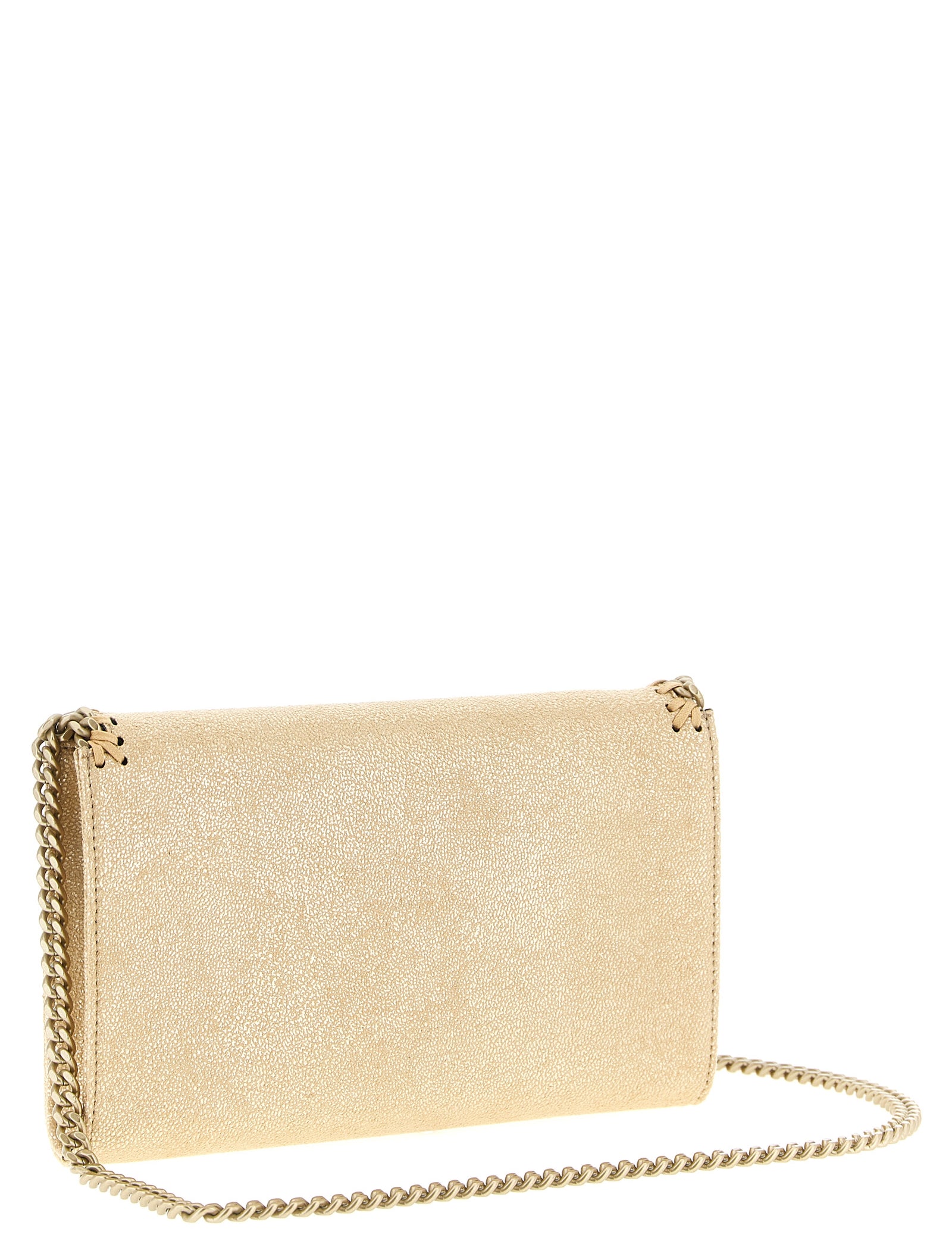Stella McCartney Gold Polyester Chain Wallet