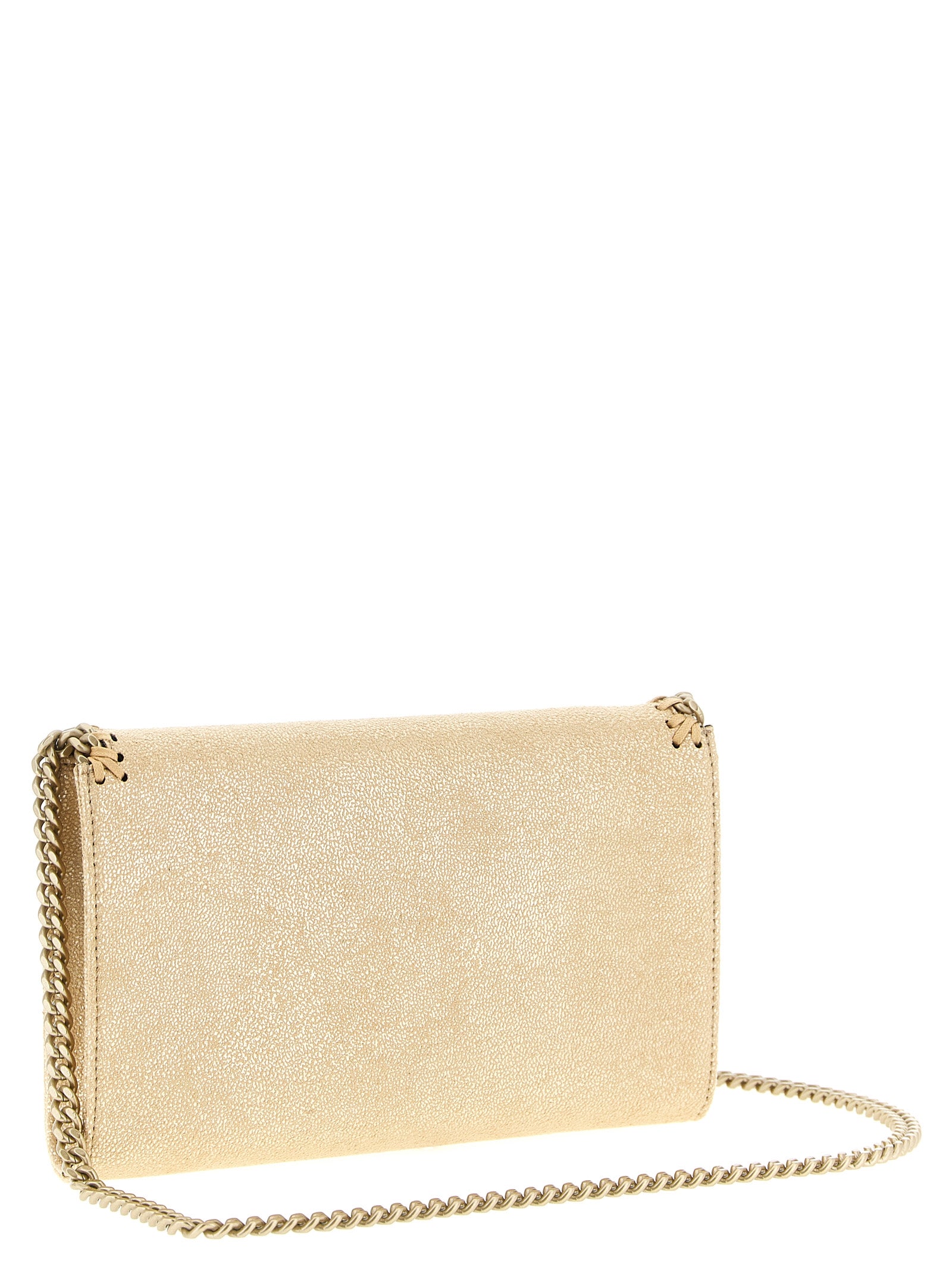 Stella McCartney Gold Polyester Chain Wallet