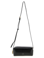 Khaite Black Calfskin Mini Crossbody Bag