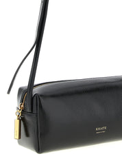 Khaite Black Calfskin Mini Crossbody Bag