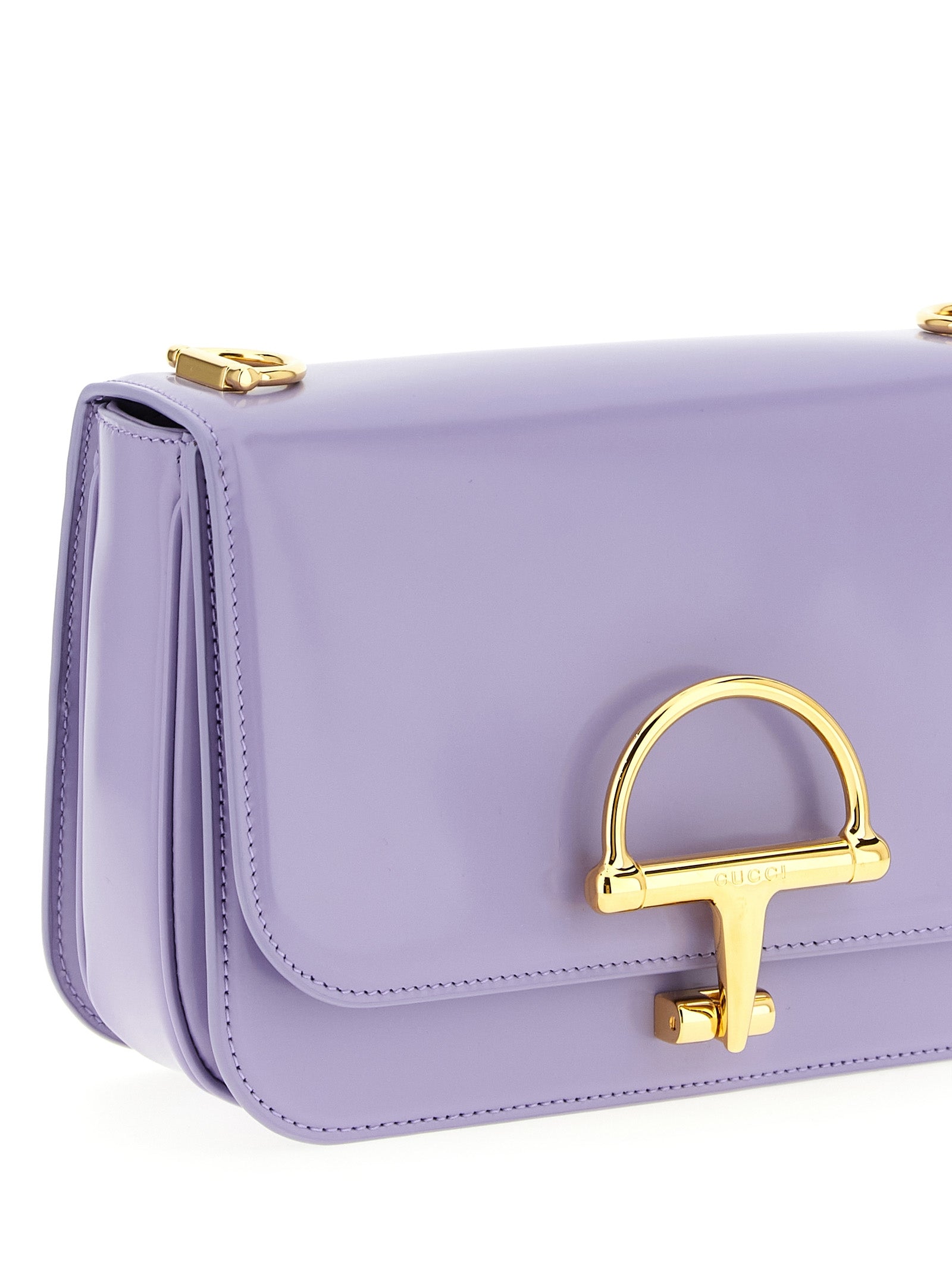 Gucci Purple Calfskin Crossbody Bag