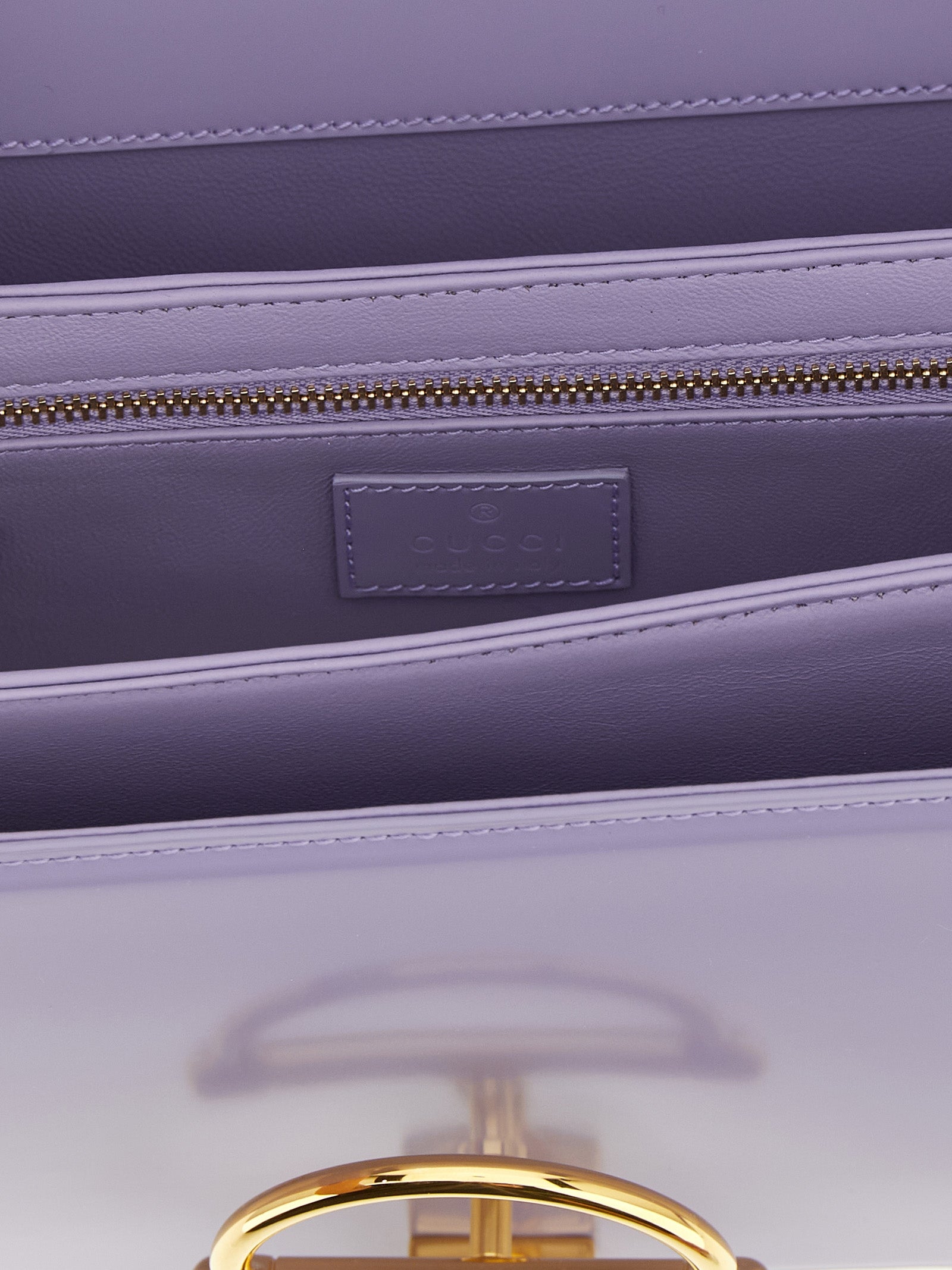 Gucci Purple Calfskin Crossbody Bag