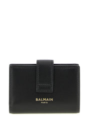 Balmain Black Lamb Leather Cardholder