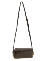 Khaite Brown Calfskin Mini Crossbody Bag
