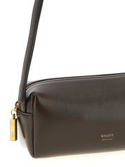 Khaite Brown Calfskin Mini Crossbody Bag