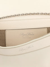 Roger Vivier White Calfskin Clutch Bag
