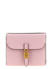 PINKO Pink Cowhide Leather Cardholder