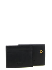 PINKO Black Cow Leather Cardholder