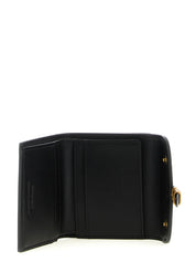 PINKO Black Cow Leather Cardholder