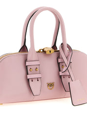PINKO Pink Cow Leather Bowling Handbag