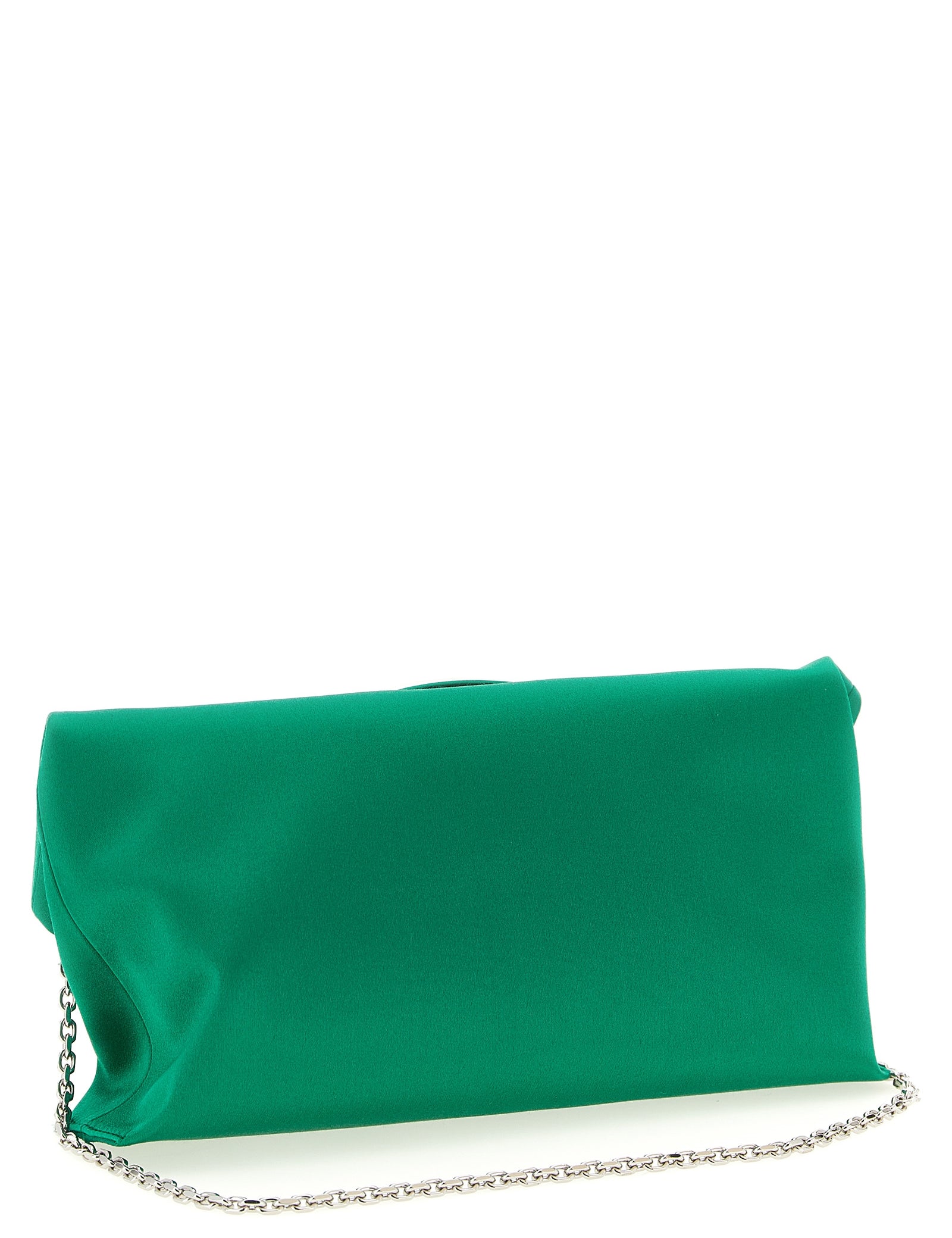 Roger Vivier Green Viscose Clutch Bag