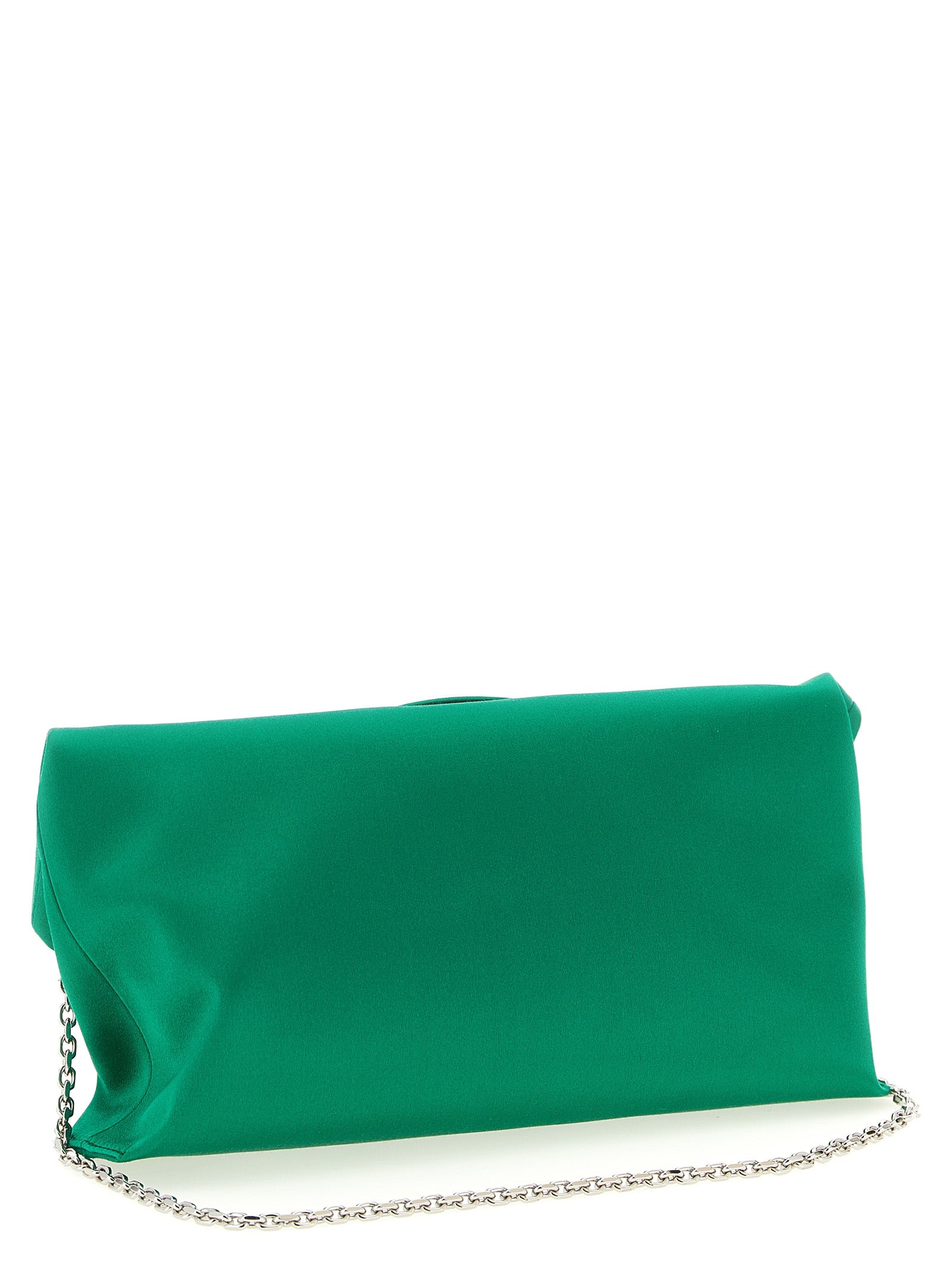Roger Vivier Green Viscose Clutch Bag