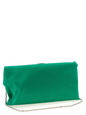 Roger Vivier Green Viscose Clutch Bag