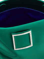Roger Vivier Green Viscose Clutch Bag